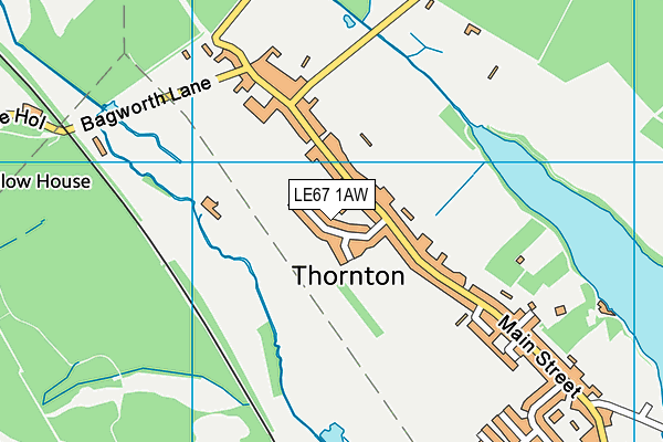 LE67 1AW map - OS VectorMap District (Ordnance Survey) LE67 1AW map - OS VectorMap District (Ordnance Survey)