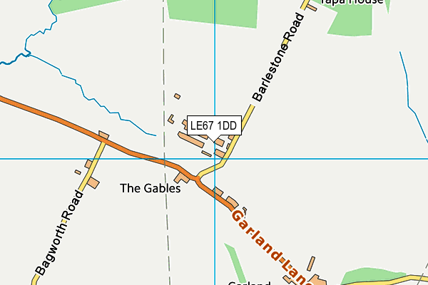 LE67 1DD map - OS VectorMap District (Ordnance Survey) LE67 1DD map - OS VectorMap District (Ordnance Survey)