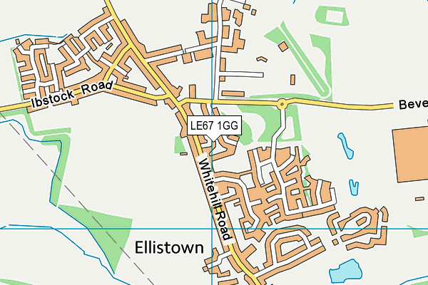 LE67 1GG map - OS VectorMap District (Ordnance Survey) LE67 1GG map - OS VectorMap District (Ordnance Survey)