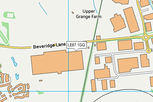LE67 1GQ map - OS VectorMap District (Ordnance Survey) LE67 1GQ map - OS VectorMap District (Ordnance Survey)