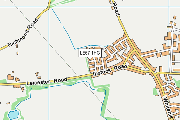 LE67 1HG map - OS VectorMap District (Ordnance Survey) LE67 1HG map - OS VectorMap District (Ordnance Survey)