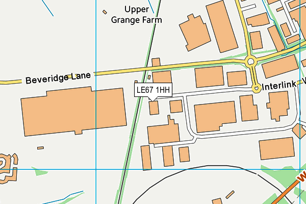 LE67 1HH map - OS VectorMap District (Ordnance Survey) LE67 1HH map - OS VectorMap District (Ordnance Survey)