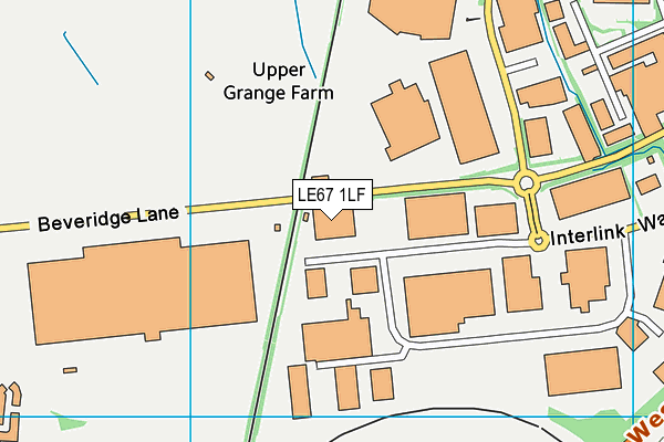 LE67 1LF map - OS VectorMap District (Ordnance Survey) LE67 1LF map - OS VectorMap District (Ordnance Survey)