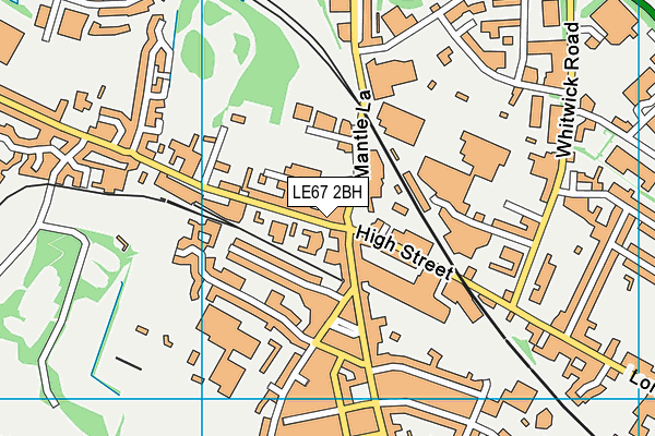 LE67 2BH map - OS VectorMap District (Ordnance Survey) LE67 2BH map - OS VectorMap District (Ordnance Survey)