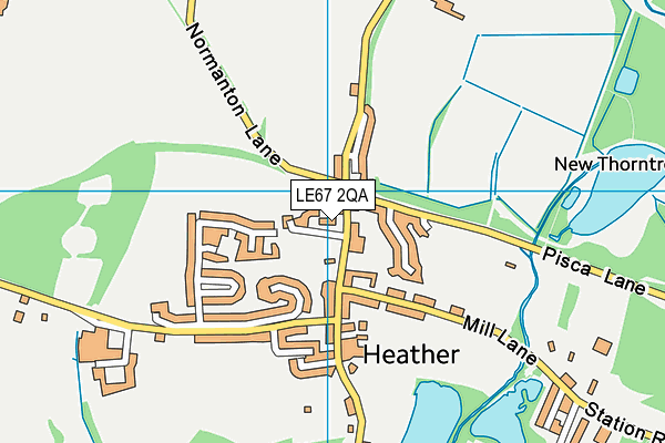 LE67 2QA map - OS VectorMap District (Ordnance Survey) LE67 2QA map - OS VectorMap District (Ordnance Survey)