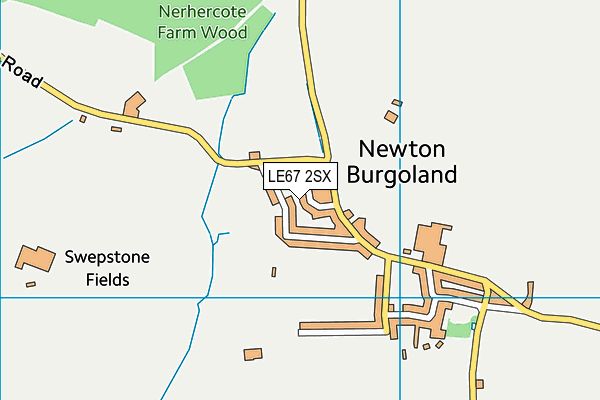 LE67 2SX map - OS VectorMap District (Ordnance Survey) LE67 2SX map - OS VectorMap District (Ordnance Survey)