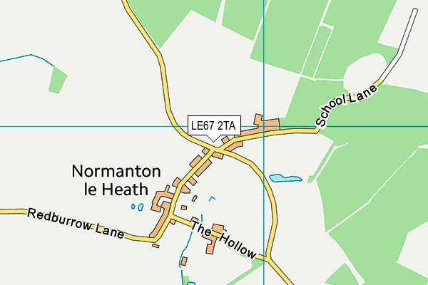 LE67 2TA map - OS VectorMap District (Ordnance Survey) LE67 2TA map - OS VectorMap District (Ordnance Survey)