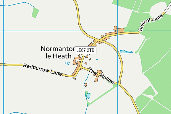 LE67 2TB map - OS VectorMap District (Ordnance Survey) LE67 2TB map - OS VectorMap District (Ordnance Survey)