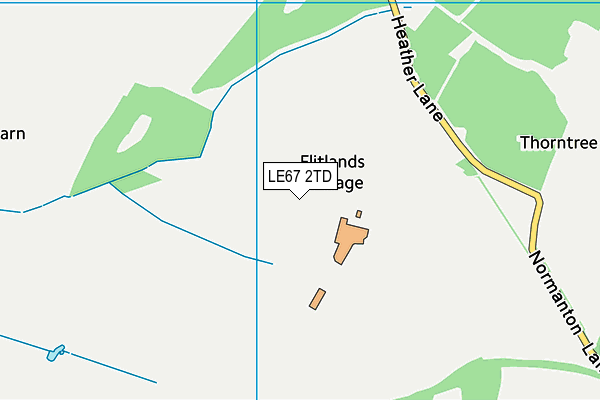 LE67 2TD map - OS VectorMap District (Ordnance Survey) LE67 2TD map - OS VectorMap District (Ordnance Survey)