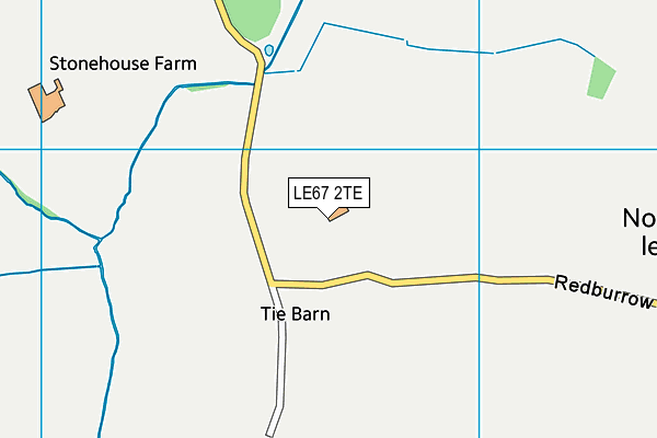 LE67 2TE map - OS VectorMap District (Ordnance Survey) LE67 2TE map - OS VectorMap District (Ordnance Survey)
