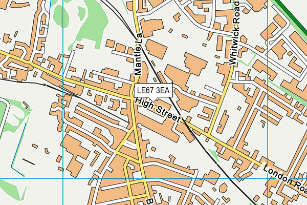 LE67 3EA map - OS VectorMap District (Ordnance Survey) LE67 3EA map - OS VectorMap District (Ordnance Survey)