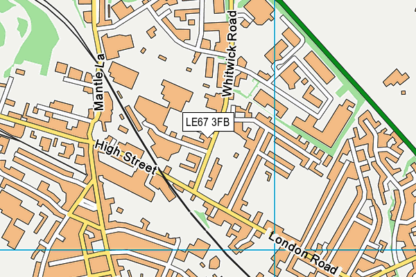 LE67 3FB map - OS VectorMap District (Ordnance Survey) LE67 3FB map - OS VectorMap District (Ordnance Survey)
