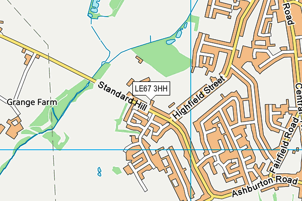 LE67 3HH map - OS VectorMap District (Ordnance Survey) LE67 3HH map - OS VectorMap District (Ordnance Survey)