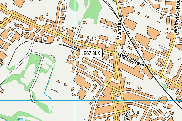 LE67 3LX map - OS VectorMap District (Ordnance Survey) LE67 3LX map - OS VectorMap District (Ordnance Survey)