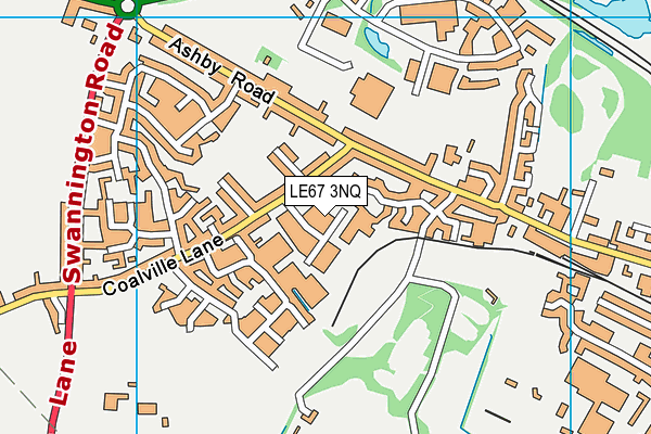LE67 3NQ map - OS VectorMap District (Ordnance Survey) LE67 3NQ map - OS VectorMap District (Ordnance Survey)