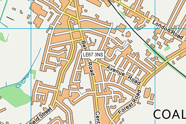 LE67 3NS map - OS VectorMap District (Ordnance Survey) LE67 3NS map - OS VectorMap District (Ordnance Survey)