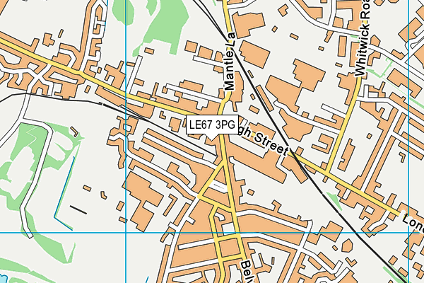 LE67 3PG map - OS VectorMap District (Ordnance Survey) LE67 3PG map - OS VectorMap District (Ordnance Survey)
