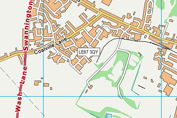 LE67 3QY map - OS VectorMap District (Ordnance Survey) LE67 3QY map - OS VectorMap District (Ordnance Survey)
