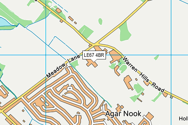 LE67 4BR map - OS VectorMap District (Ordnance Survey) LE67 4BR map - OS VectorMap District (Ordnance Survey)