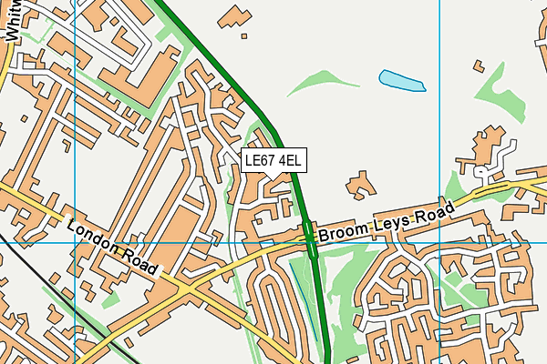 LE67 4EL map - OS VectorMap District (Ordnance Survey) LE67 4EL map - OS VectorMap District (Ordnance Survey)
