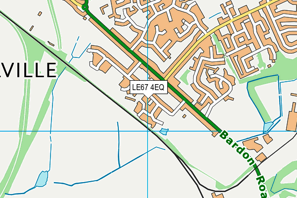 LE67 4EQ map - OS VectorMap District (Ordnance Survey) LE67 4EQ map - OS VectorMap District (Ordnance Survey)