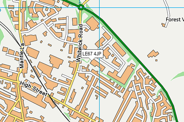 LE67 4JP map - OS VectorMap District (Ordnance Survey) LE67 4JP map - OS VectorMap District (Ordnance Survey)