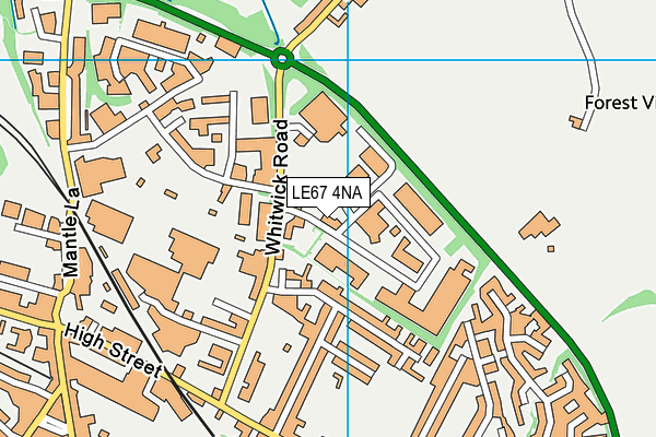 LE67 4NA map - OS VectorMap District (Ordnance Survey) LE67 4NA map - OS VectorMap District (Ordnance Survey)