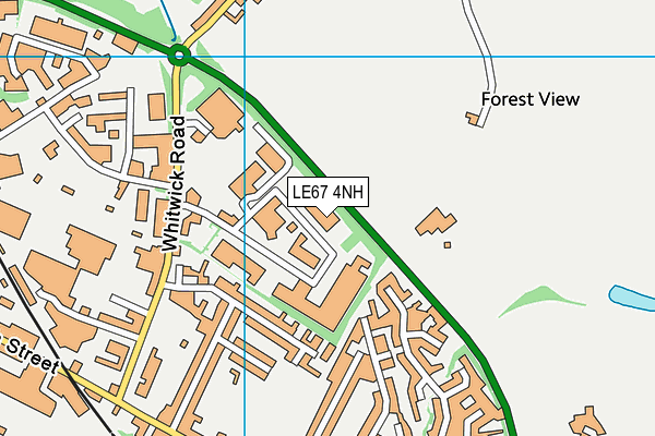 LE67 4NH map - OS VectorMap District (Ordnance Survey) LE67 4NH map - OS VectorMap District (Ordnance Survey)