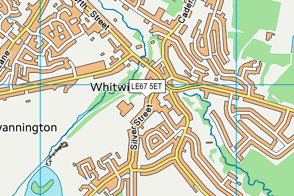 LE67 5ET map - OS VectorMap District (Ordnance Survey) LE67 5ET map - OS VectorMap District (Ordnance Survey)