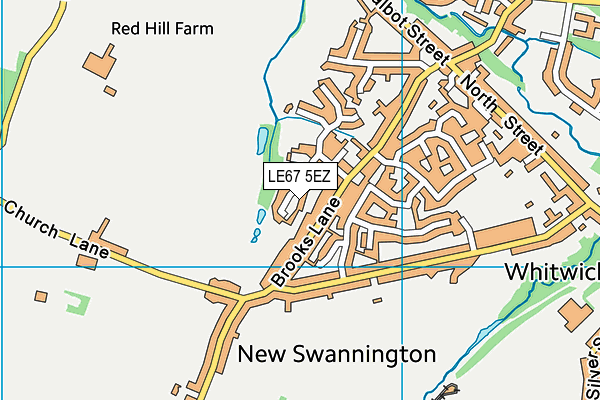 LE67 5EZ map - OS VectorMap District (Ordnance Survey) LE67 5EZ map - OS VectorMap District (Ordnance Survey)