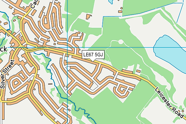 LE67 5GJ map - OS VectorMap District (Ordnance Survey) LE67 5GJ map - OS VectorMap District (Ordnance Survey)