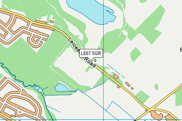 LE67 5GR map - OS VectorMap District (Ordnance Survey) LE67 5GR map - OS VectorMap District (Ordnance Survey)