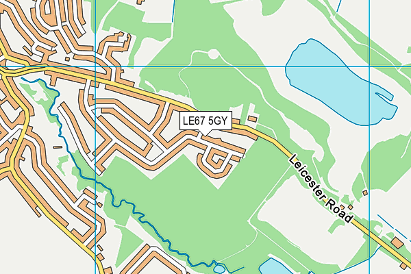 LE67 5GY map - OS VectorMap District (Ordnance Survey) LE67 5GY map - OS VectorMap District (Ordnance Survey)