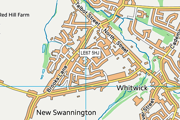 LE67 5HJ map - OS VectorMap District (Ordnance Survey) LE67 5HJ map - OS VectorMap District (Ordnance Survey)