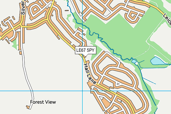 LE67 5PY map - OS VectorMap District (Ordnance Survey) LE67 5PY map - OS VectorMap District (Ordnance Survey)