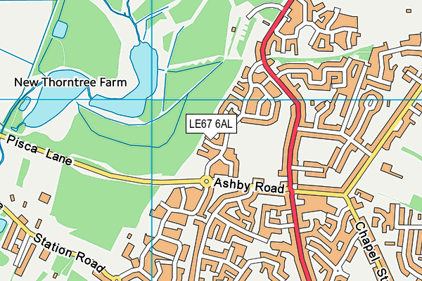 LE67 6AL map - OS VectorMap District (Ordnance Survey) LE67 6AL map - OS VectorMap District (Ordnance Survey)