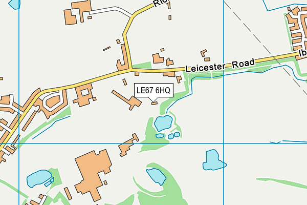 LE67 6HQ map - OS VectorMap District (Ordnance Survey) LE67 6HQ map - OS VectorMap District (Ordnance Survey)