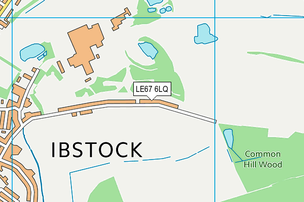 LE67 6LQ map - OS VectorMap District (Ordnance Survey) LE67 6LQ map - OS VectorMap District (Ordnance Survey)