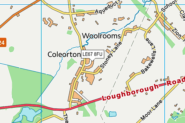 LE67 8FU map - OS VectorMap District (Ordnance Survey) LE67 8FU map - OS VectorMap District (Ordnance Survey)