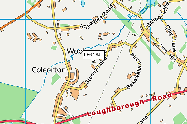 LE67 8JL map - OS VectorMap District (Ordnance Survey) LE67 8JL map - OS VectorMap District (Ordnance Survey)