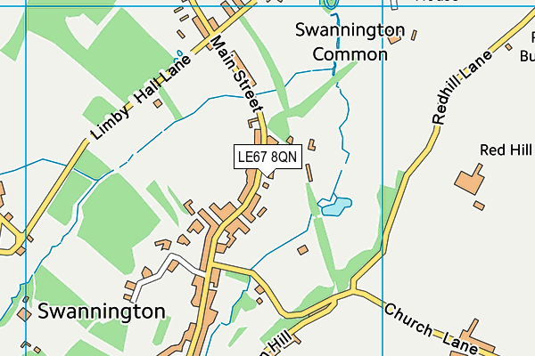 LE67 8QN map - OS VectorMap District (Ordnance Survey) LE67 8QN map - OS VectorMap District (Ordnance Survey)