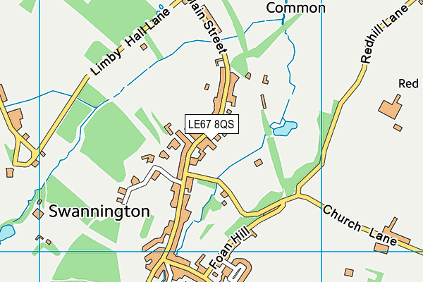 LE67 8QS map - OS VectorMap District (Ordnance Survey) LE67 8QS map - OS VectorMap District (Ordnance Survey)