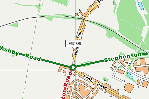 LE67 8RL map - OS VectorMap District (Ordnance Survey) LE67 8RL map - OS VectorMap District (Ordnance Survey)