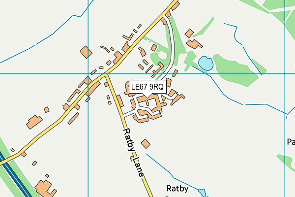 LE67 9RQ map - OS VectorMap District (Ordnance Survey) LE67 9RQ map - OS VectorMap District (Ordnance Survey)