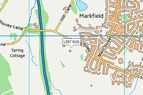 LE67 9UQ map - OS VectorMap District (Ordnance Survey) LE67 9UQ map - OS VectorMap District (Ordnance Survey)