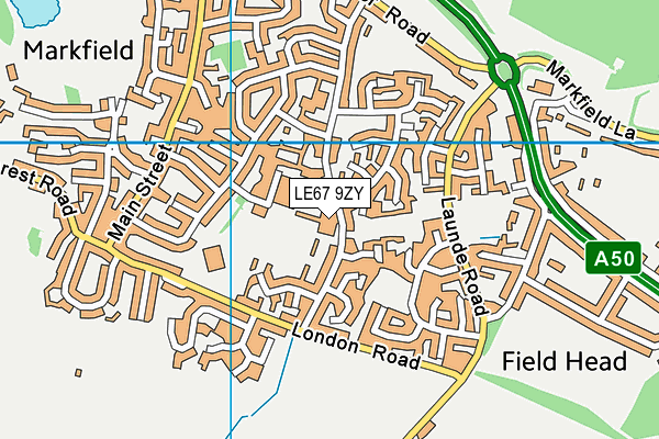 LE67 9ZY map - OS VectorMap District (Ordnance Survey) LE67 9ZY map - OS VectorMap District (Ordnance Survey)