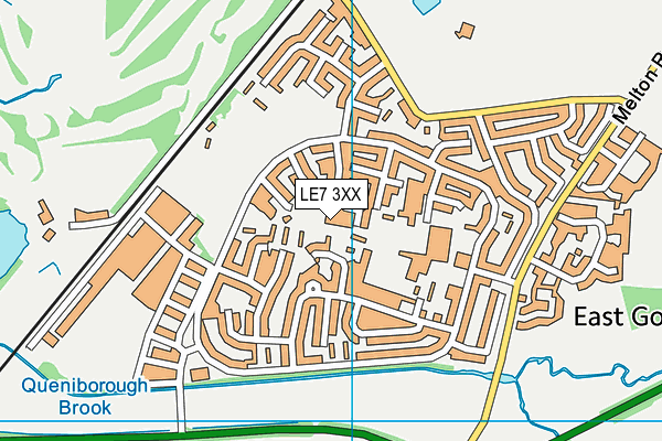 LE7 3XX map - OS VectorMap District (Ordnance Survey) LE7 3XX map - OS VectorMap District (Ordnance Survey)