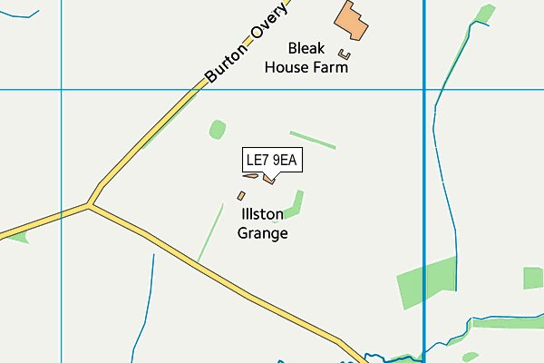 LE7 9EA map - OS VectorMap District (Ordnance Survey) LE7 9EA map - OS VectorMap District (Ordnance Survey)