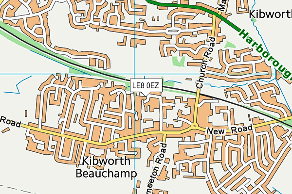 LE8 0EZ map - OS VectorMap District (Ordnance Survey) LE8 0EZ map - OS VectorMap District (Ordnance Survey)