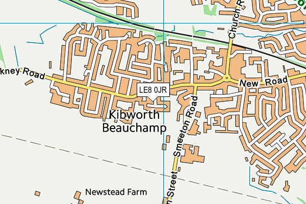 LE8 0JR map - OS VectorMap District (Ordnance Survey) LE8 0JR map - OS VectorMap District (Ordnance Survey)